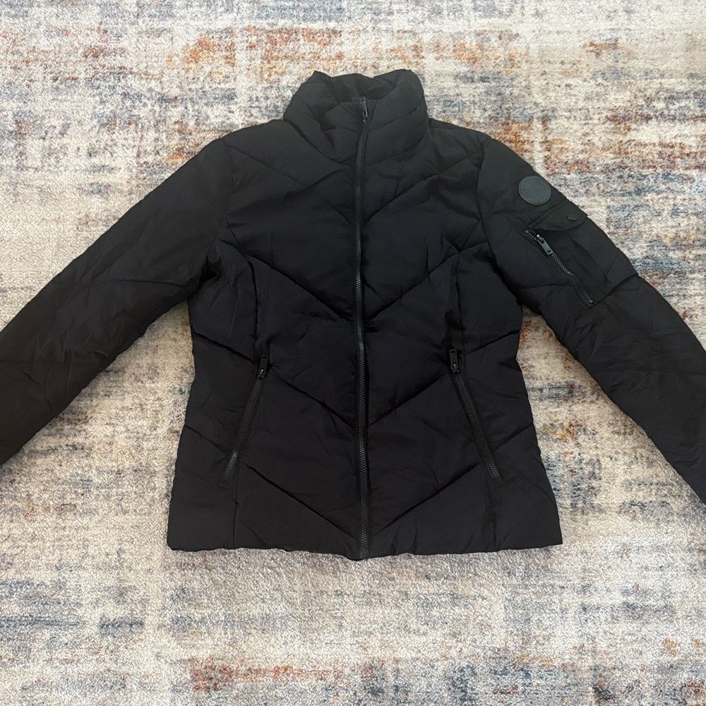 DKNY Women's Black Quilted Jacket